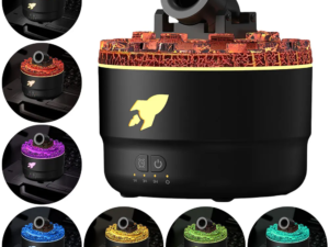 Volcanic Aroma Diffuser with Crackled Light Effect