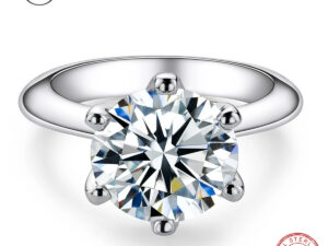 moissanite engagement ring