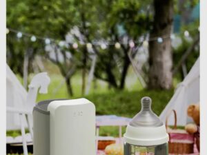 Calentador de biberónes portátil inalámbrico práctico esencial de viaje para padre