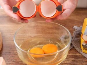 Eggshell Separator – Easy Egg Yolk and Whites Separation
