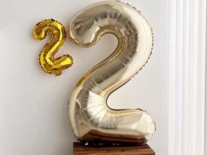 Ballons d’anniversaire en aluminium de 40 pouces