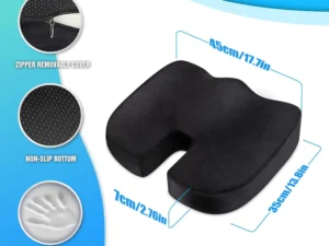 Gel Enhanced Memory Foam Seat Cushion