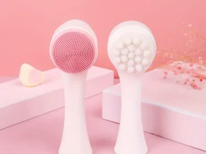 Double-Sided Silicone Pet Paw Cleaner & Massage Brush