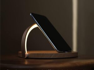 Multifunction Wireless Charger Pad Stand LED Desk Table Lamp Touch Night Light