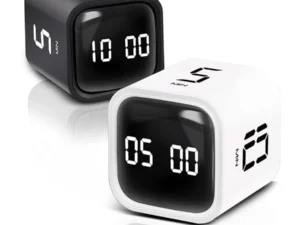 Cube Digital Timer with 5/10/30/60 Minutes Flip Clock